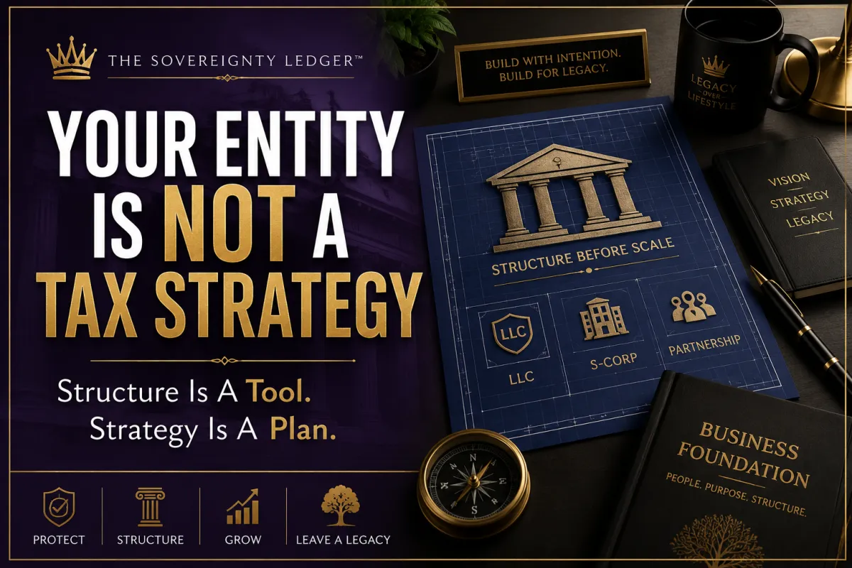 Why Your Entity Is Not a Tax Strategy