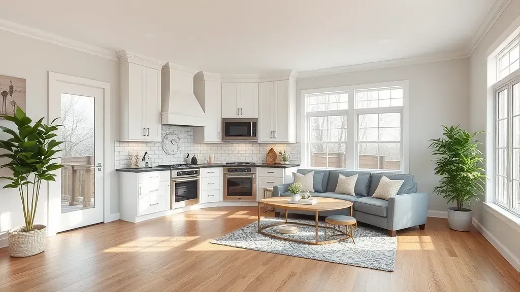 Home Remodeling in Barrington, IL showcasing modern kitchen design and sleek cabinetry