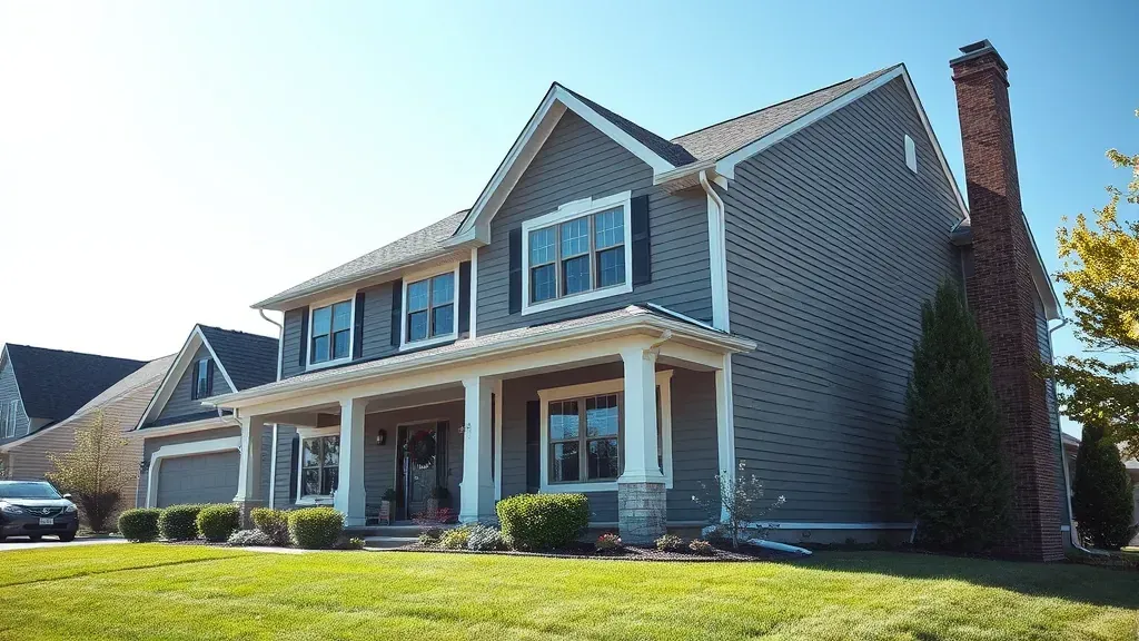 Siding installation projects showcasing homes in Bloomingdale, IL with new, stylish exteriors.