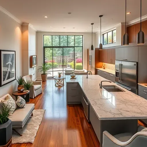 Completed home remodel in Arlington Heights featuring modern design, open layout, hardwood floors, and elegant decor.