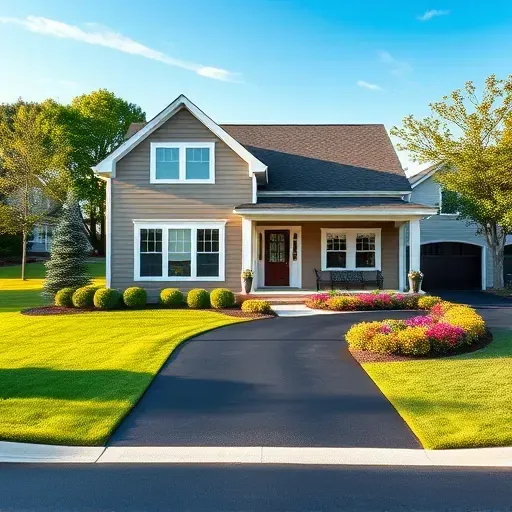 Beautiful modern single-family home in Bloomingdale Illinois with landscaped yard and suburban neighborhood setting