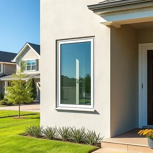 Meticulous window installation in Bloomingdale Illinois with sleek modern design, reflective glass, and pristine craftsmanship