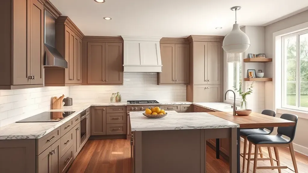 Kitchen Conversions project showcasing modern design in Bloomingdale, IL with sleek finishes and functionality.