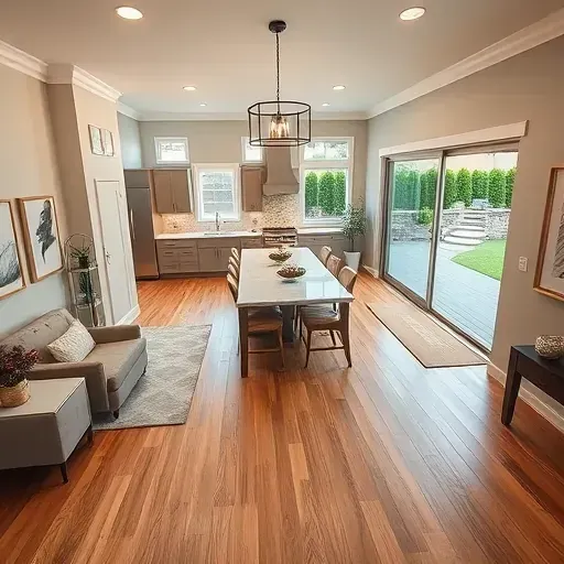 Home remodeling project in Bloomingdale IL showcasing modern design, elegant fixtures and inviting living spaces.