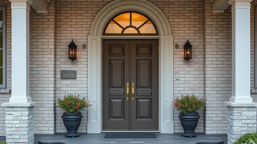 Door installation project showcasing a newly fitted door in Bloomingdale IL with tools and materials nearby