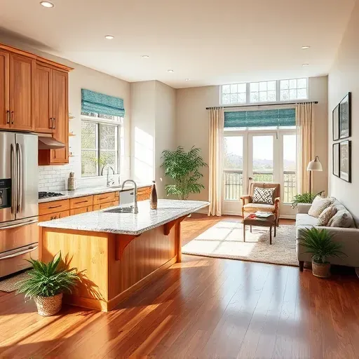 Modern kitchen remodel in Gurnee IL with spacious island, stainless steel appliances, and elegant decor.