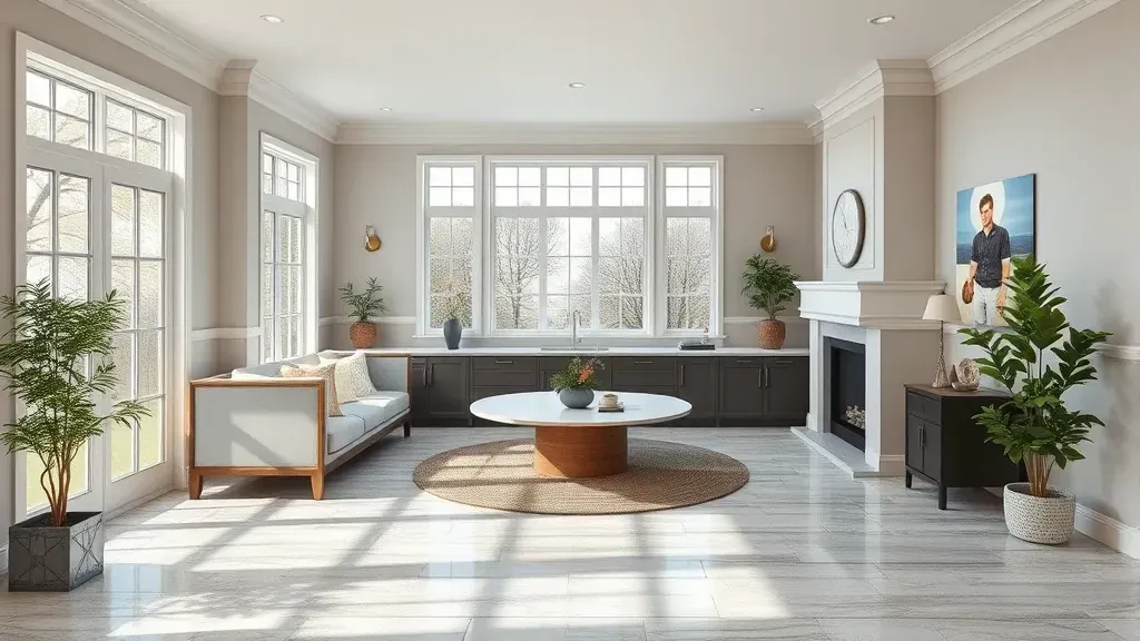 Home Remodeling in Glenview IL showcasing modern kitchen and living space renovations.