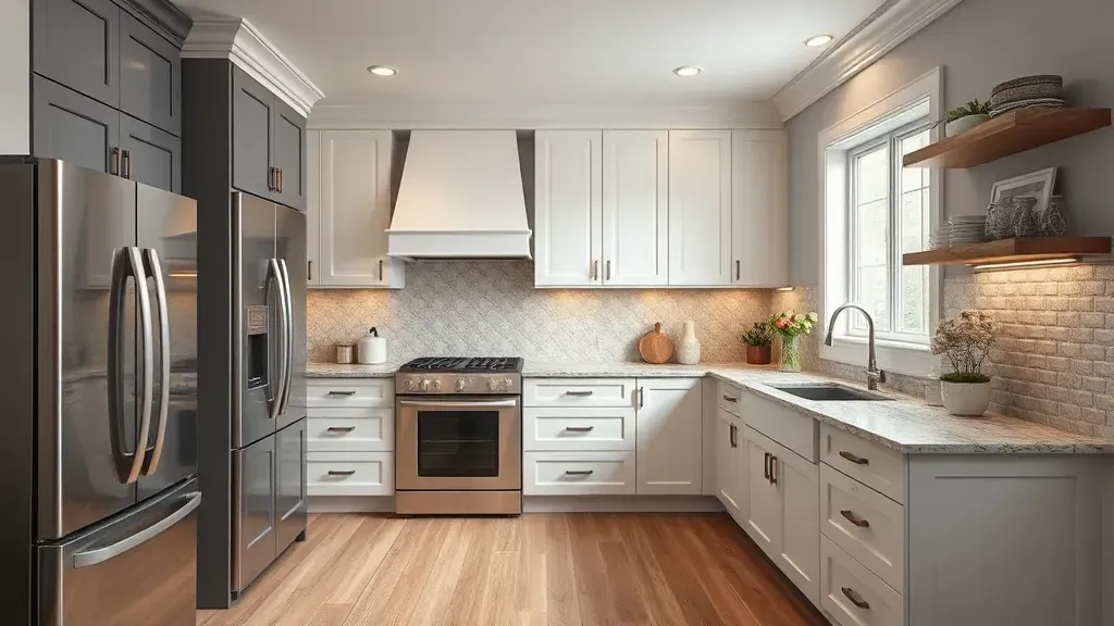 Kitchen Painting Services projects in Bloomingdale IL showcasing vibrant colors and professional craftsmanship.