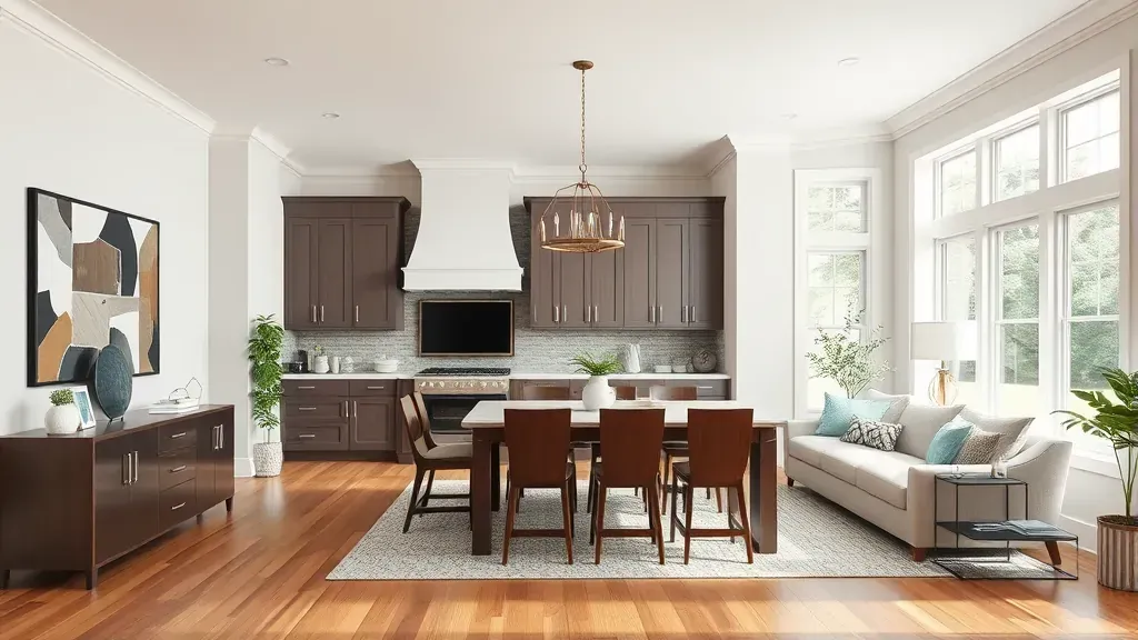 Home Remodeling in Buffalo Grove, IL showcasing modern kitchen and living area designs.