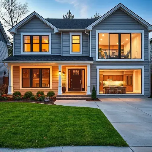 Home remodeling project in Bloomingdale, IL showcasing elegant design and modern finishes in a stylish interior.