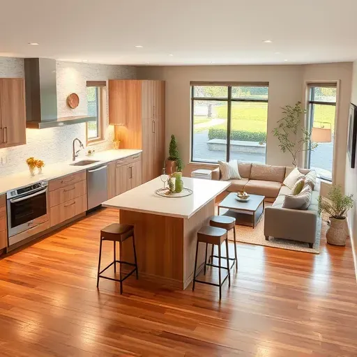 Modern kitchen remodel in South Barrington IL with quartz countertops, stainless steel appliances, and custom cabinetry.
