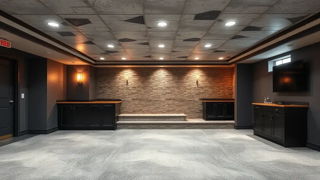 Basement Remodeling projects in Bloomingdale IL showcasing modern design and functional spaces
