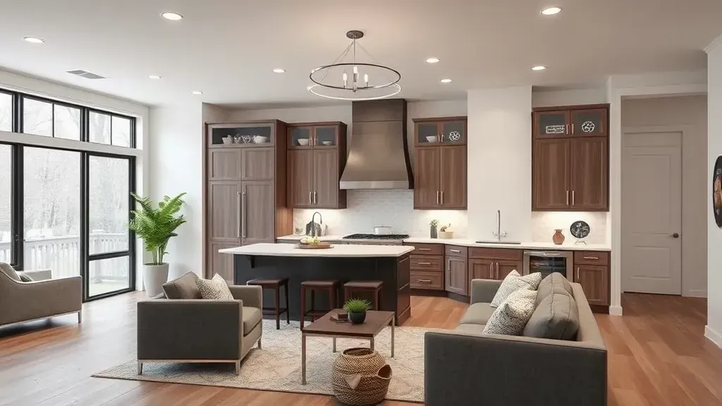 Virtual consultation setting for home remodeling in Bloomingdale IL showcasing design tools and architectural plans.