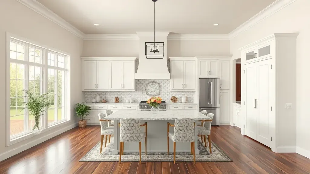 Home Remodeling in Schaumburg, IL with modern designs and finishes showcased in a beautiful interior space.