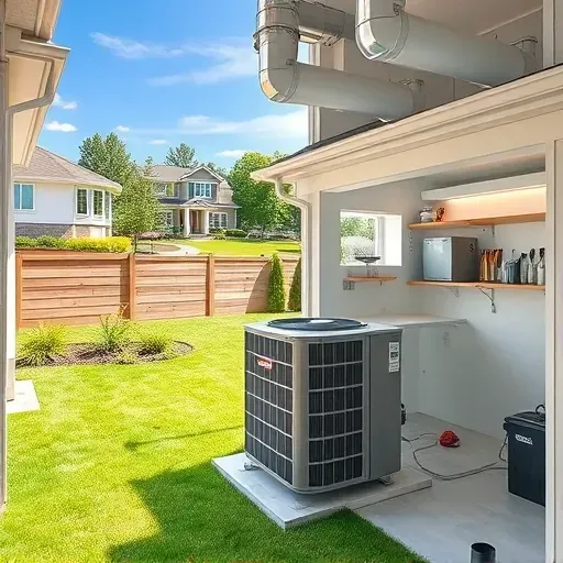 Completed residential HVAC installation in Bloomingdale IL with modern units outdoors and inside a clean organized utility room