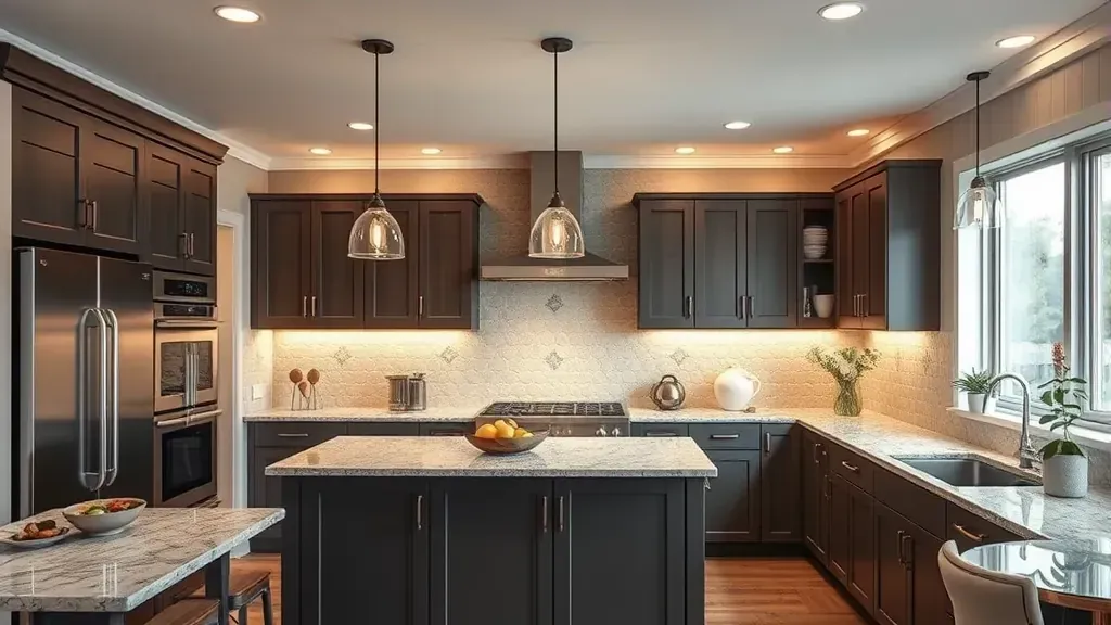 Stylish kitchen lighting projects showcasing modern designs in Bloomingdale IL