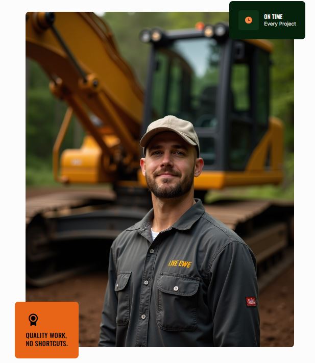Excavation and land clearing contractor providing residential and commercial site work in South Jersey