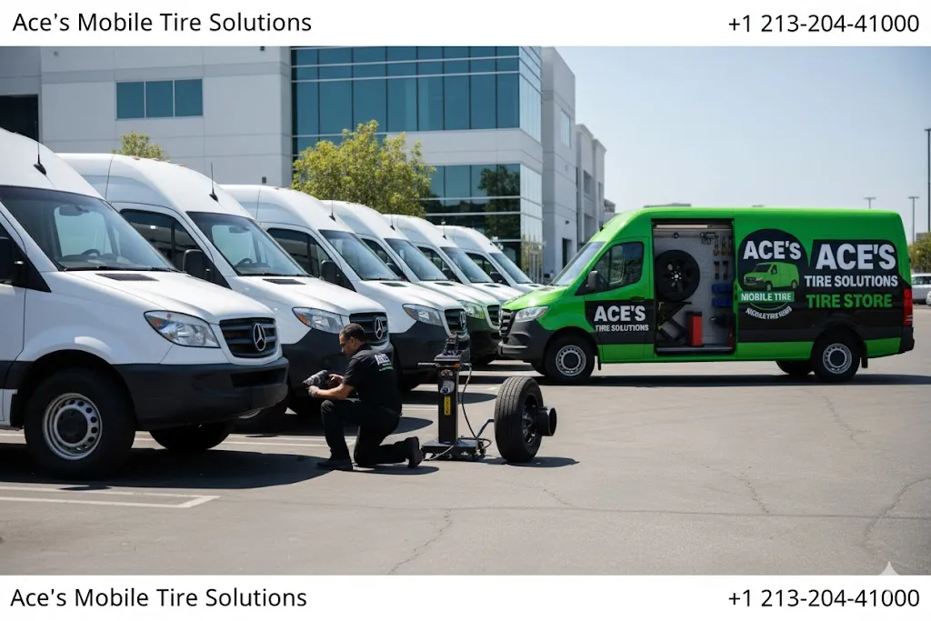 Ace’s mobile tire service
