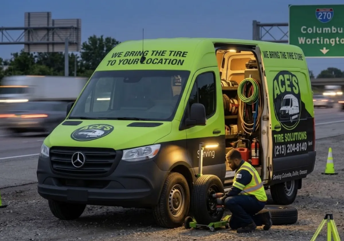 Mobile Tire Repair in Columbus OH 24/7 Emergency Services