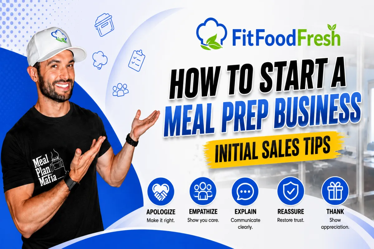How to start a meal prep business - Initial sales tips