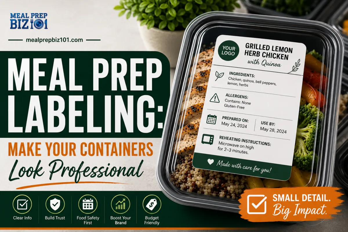 Meal Prep Labeling: Make Your Containers Look Professional
