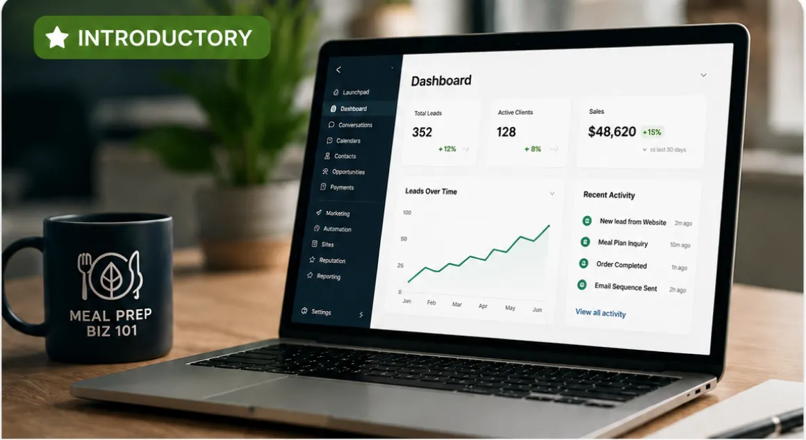 10-Hour Setup Assistant for meal prep businesses