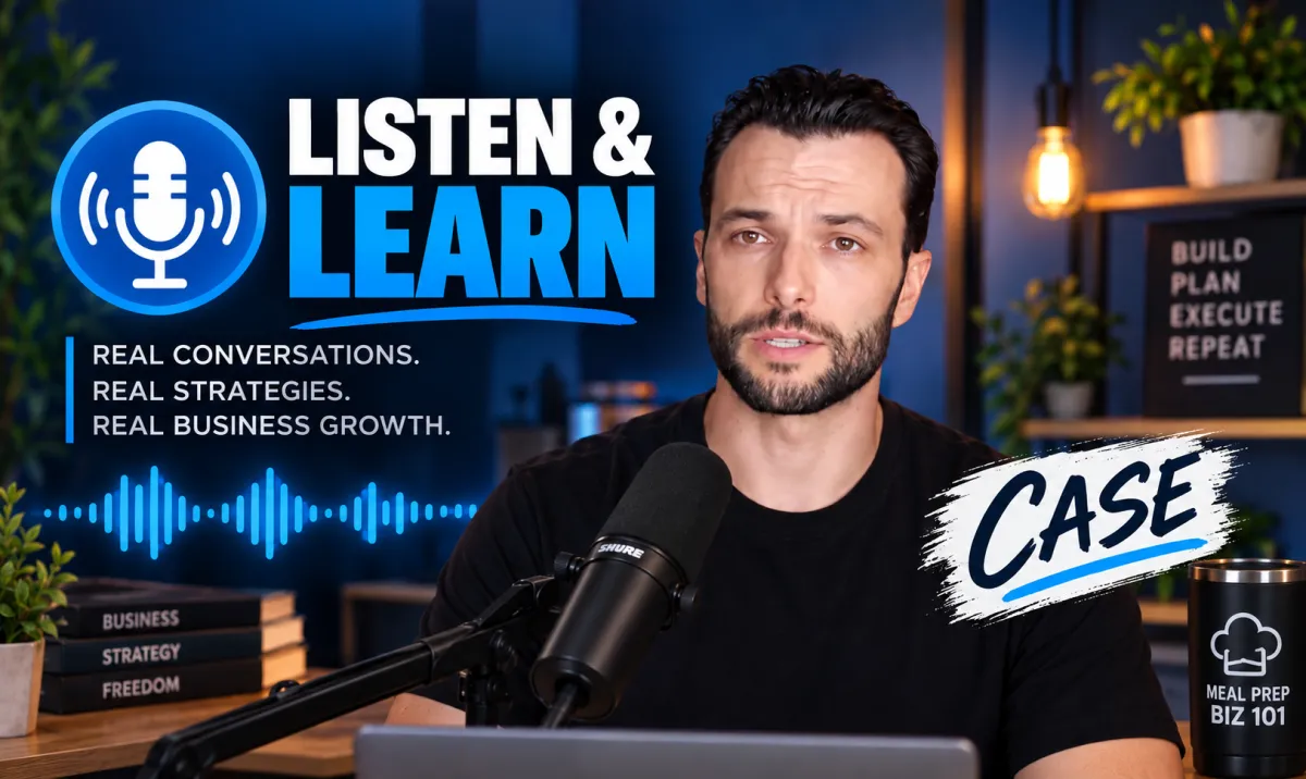 Meal Prep Biz 101 Podcast with Case 