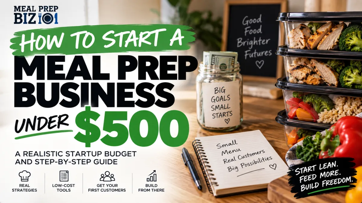 How to Start a Meal Prep Business Under $500: A Realistic Startup Budget