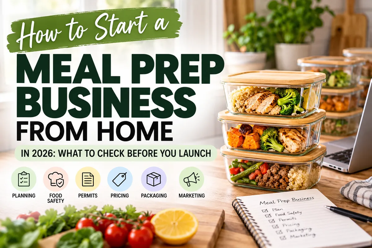 How to Start a Meal Prep Business From Home in 2026: What to Check Before You Launch