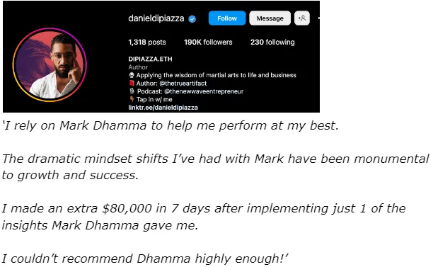 Why Sam Ovens Hired Mark Dhamma For Coaching (And Maybe You Should Too?)