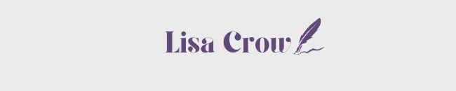 Lisa Crow logo. Proofreading & Editing. Mindful Creativity.