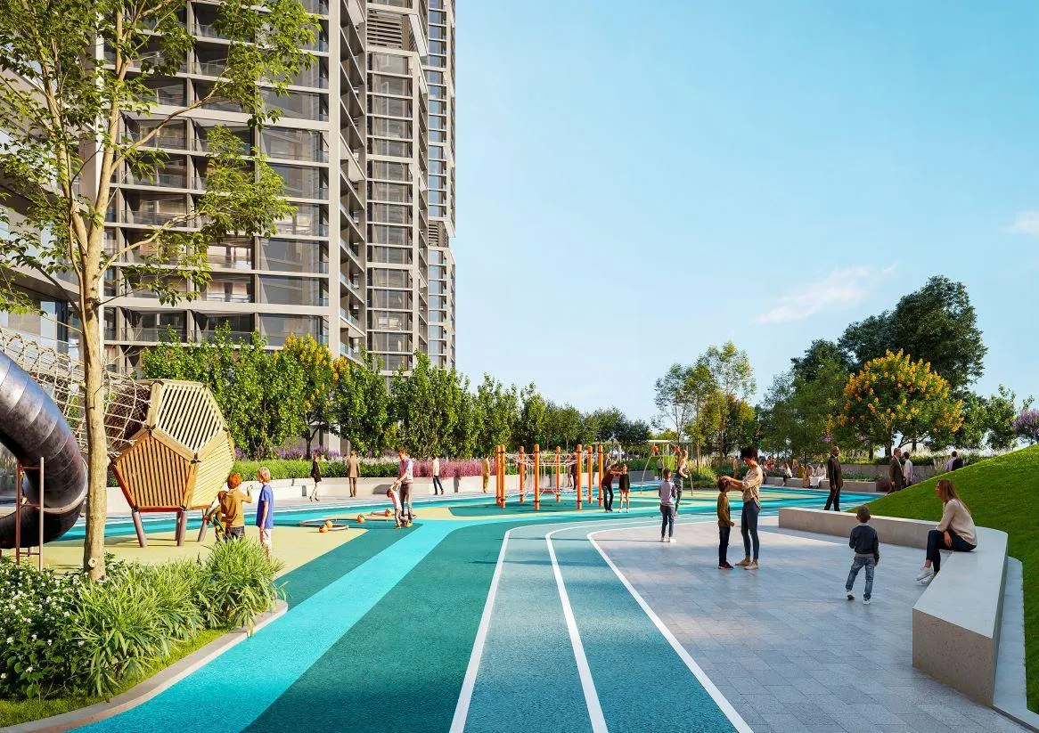Sobha Central family play zone offering a safe, fun space for kids and relaxed moments for parents.