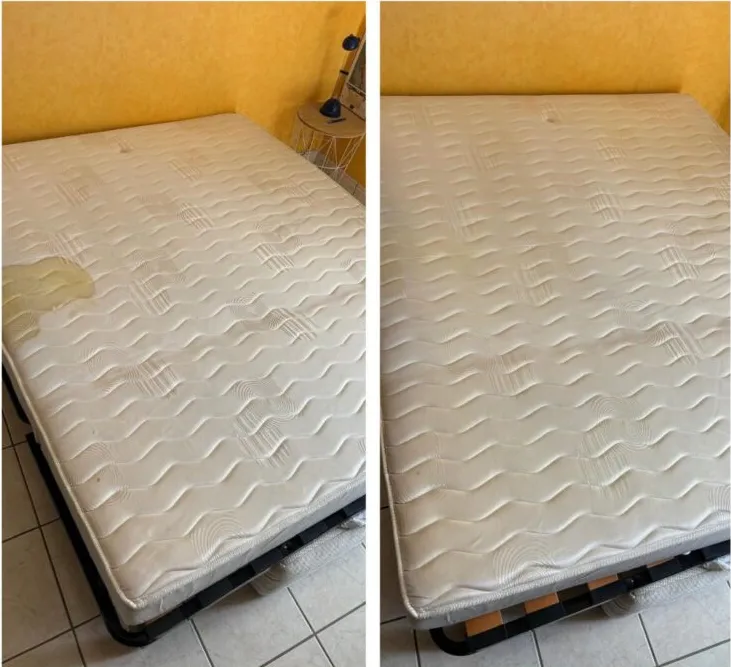 Nettoyage de matelas Avant Apres Oise