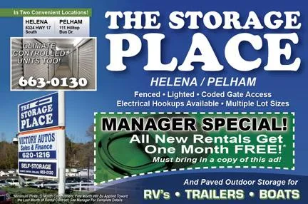 Storage Place Helena and Pelham Coupon