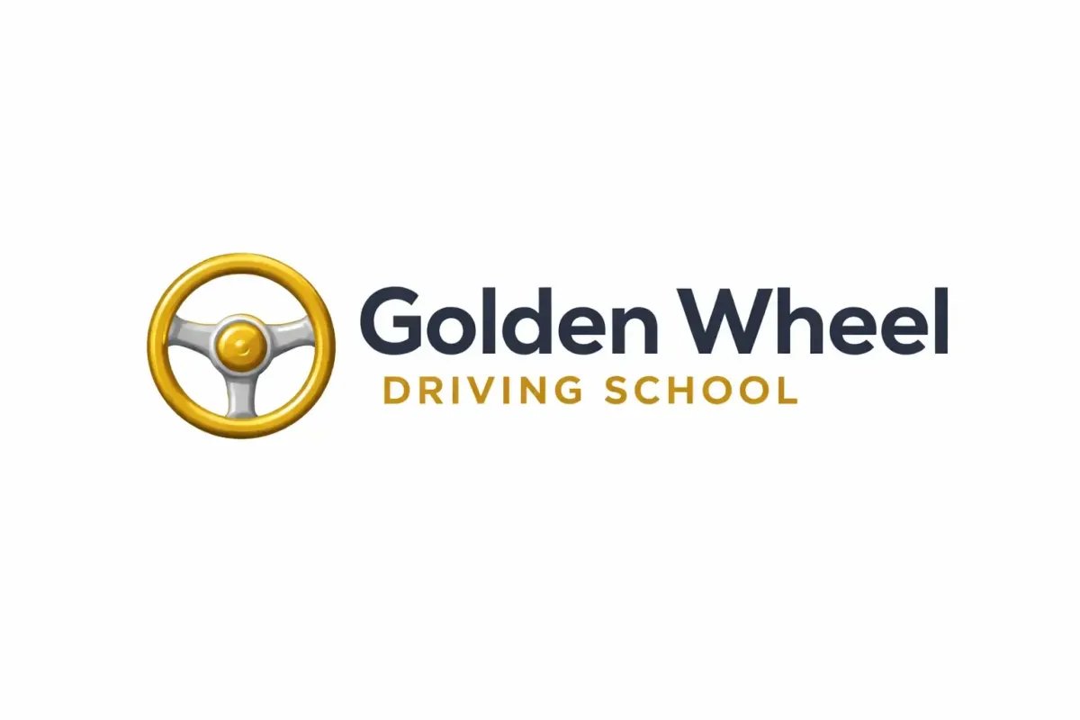 Golden Wheel Driving School Logo
