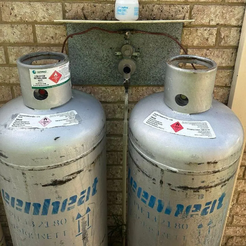 a couple of pipes connected to a building