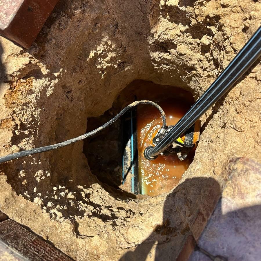 a couple of pipes connected to a building