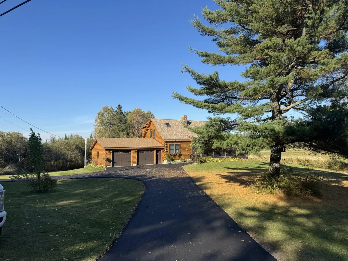 Custom driveway installed in Bangor, Maine