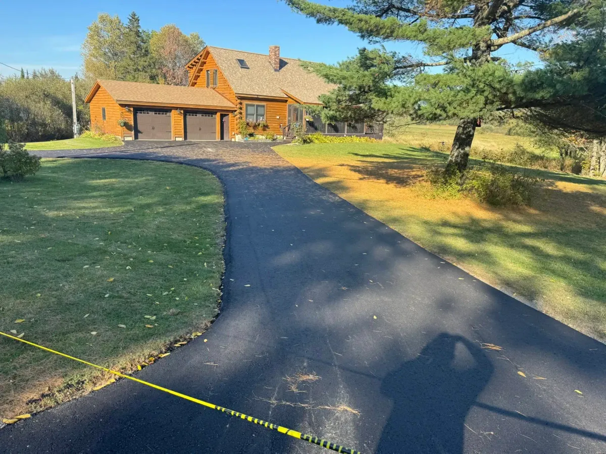 New driveway installed in Bangor, Maine