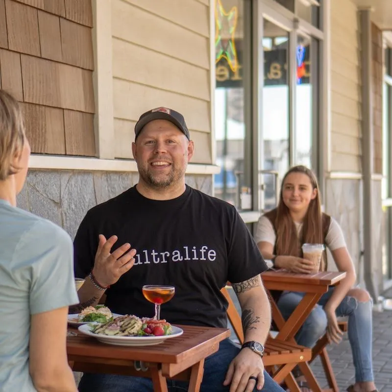 a close up of a plate of food on a table