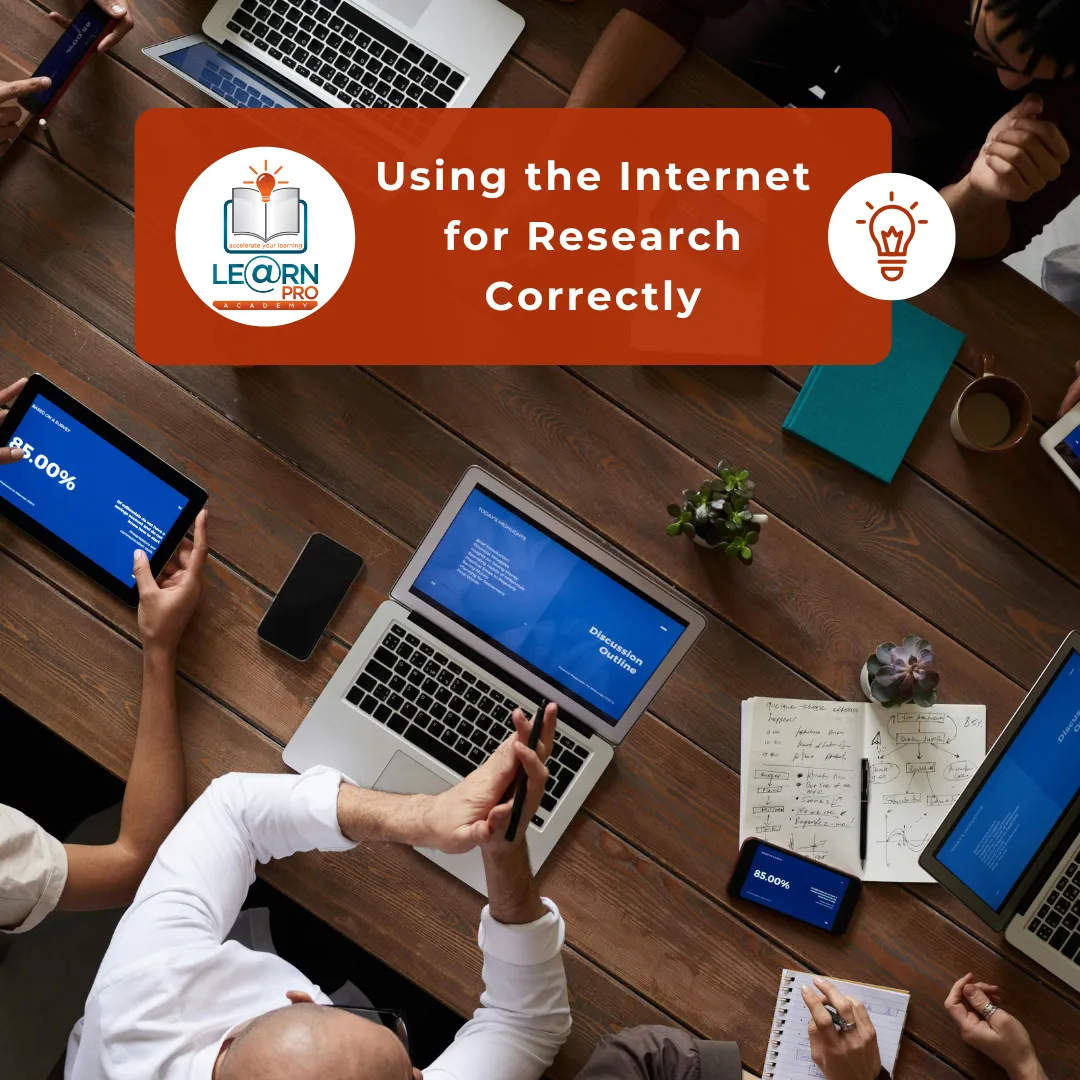 Using the Internet for Research Correctly