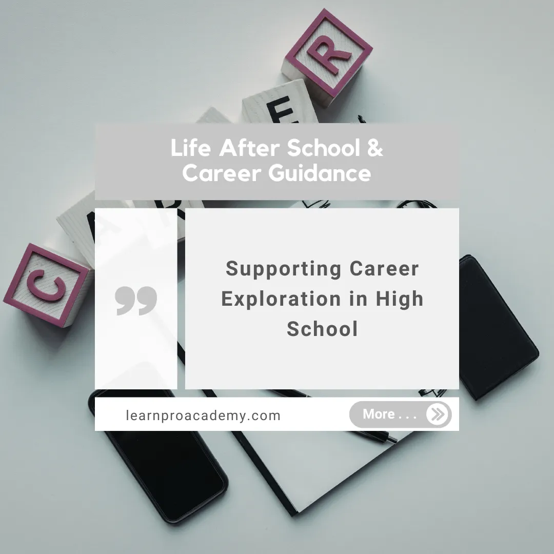 Life After School & Career Guidance: Supporting Career Exploration in High School