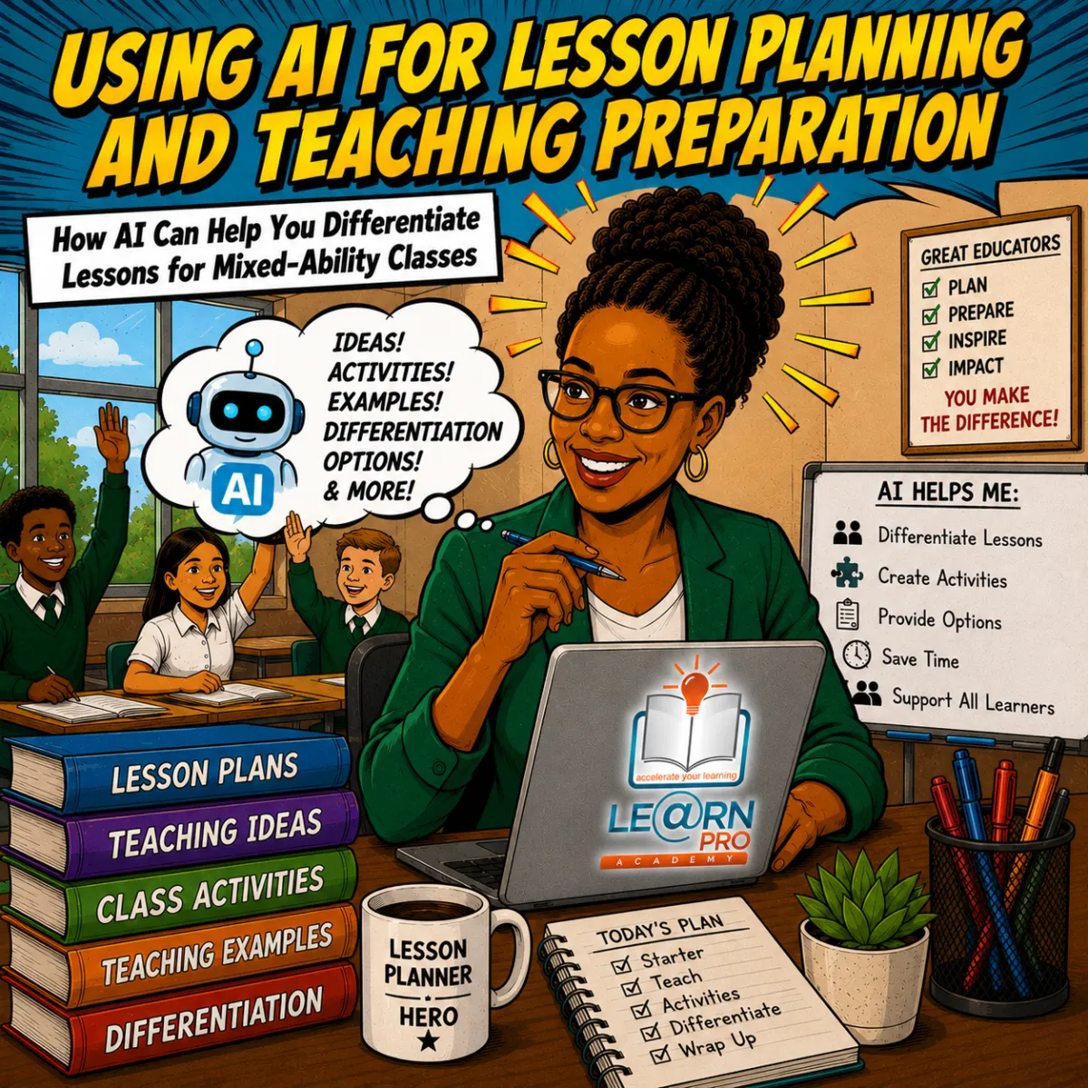 How AI Can Help You Differentiate Lessons for Mixed-Ability Classes
