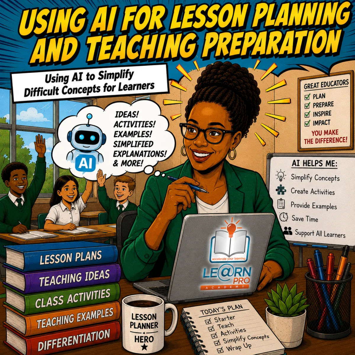 Using AI to Simplify Difficult Concepts for Learners