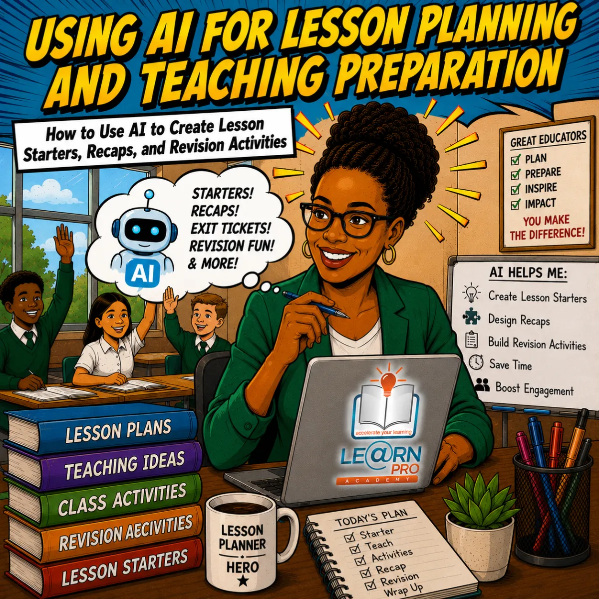 How to Use AI to Create Lesson Starters, Recaps, and Revision Activities