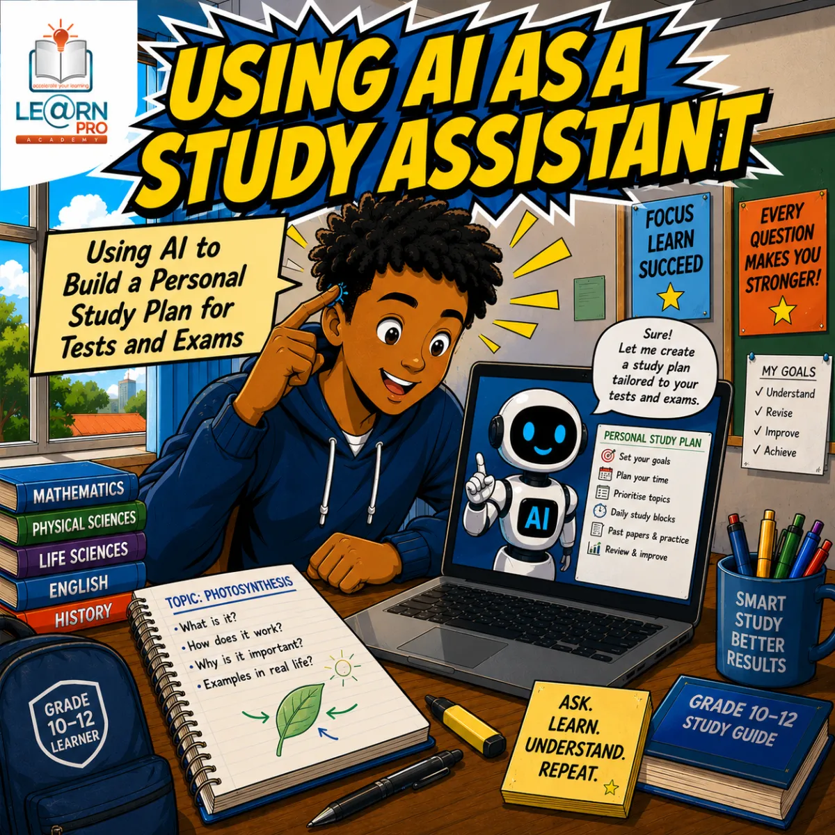 Using AI to Build a Personal Study Plan for Tests and Exams