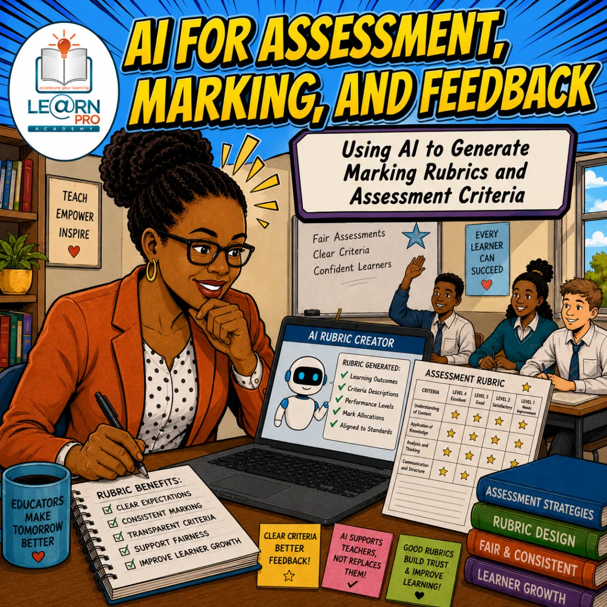 Using AI to Generate Marking Rubrics and Assessment Criteria