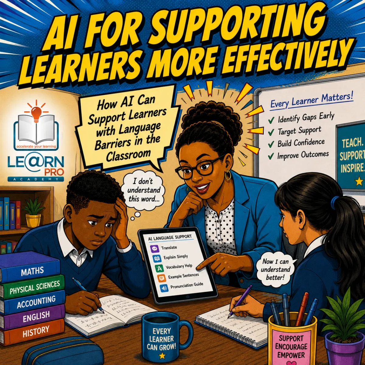 How AI Can Support Learners with Language Barriers in the Classroom