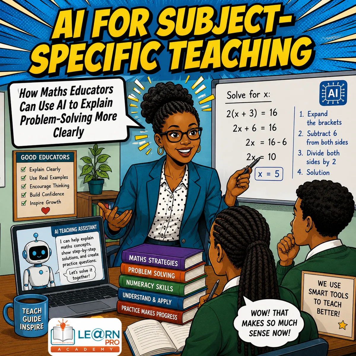 How Maths Educators Can Use AI to Explain Problem-Solving More Clearly