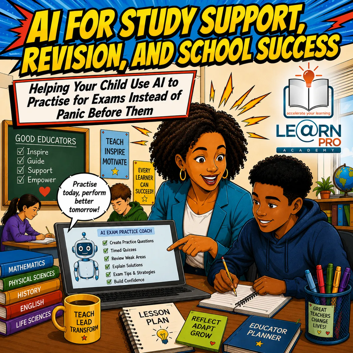 Helping Your Child Use AI to Practise for Exams Instead of Panic Before Them